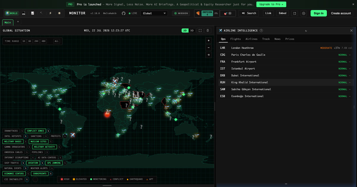Aviation Intelligence: Airports, Airspace, and Flight Prices as Signals