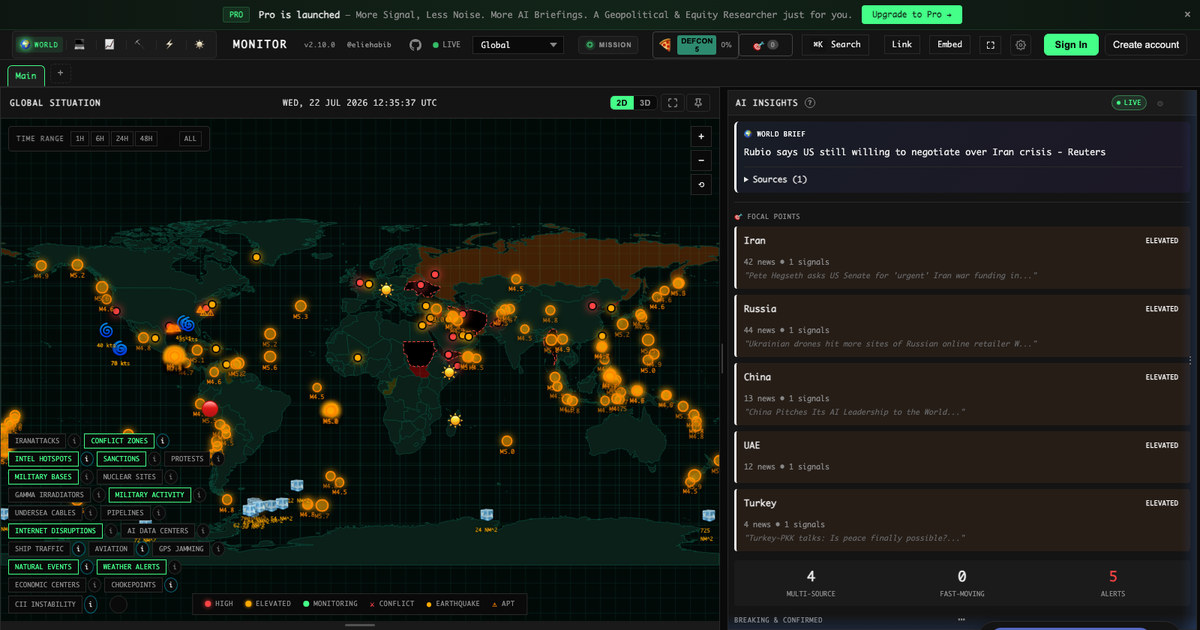 Build a Geopolitical Risk Agent with WorldMonitor MCP