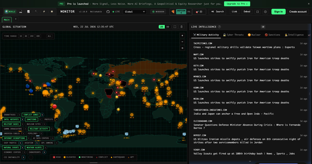 Build Geopolitical Risk Alerts for Slack or Teams with WorldMonitor