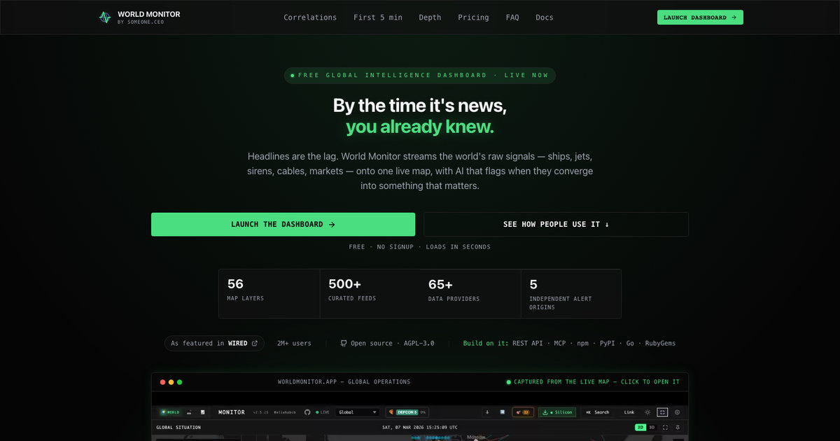 Self-Host WorldMonitor: Run an Open Source OSINT Dashboard Locally