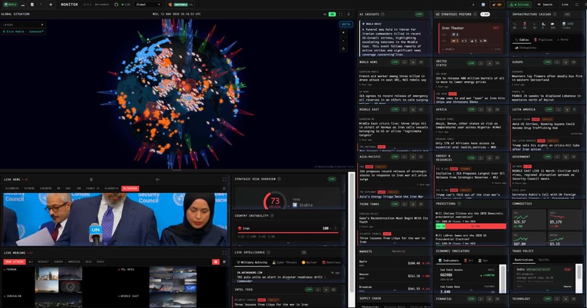 Track Global Conflicts in Real Time with World Monitor